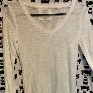 White Size Small Good Condition Long Sleeve Mudd T Shirt